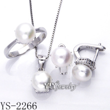 High Quality Silver Jewelry Pearl Set 925 Silver (YS-2266)